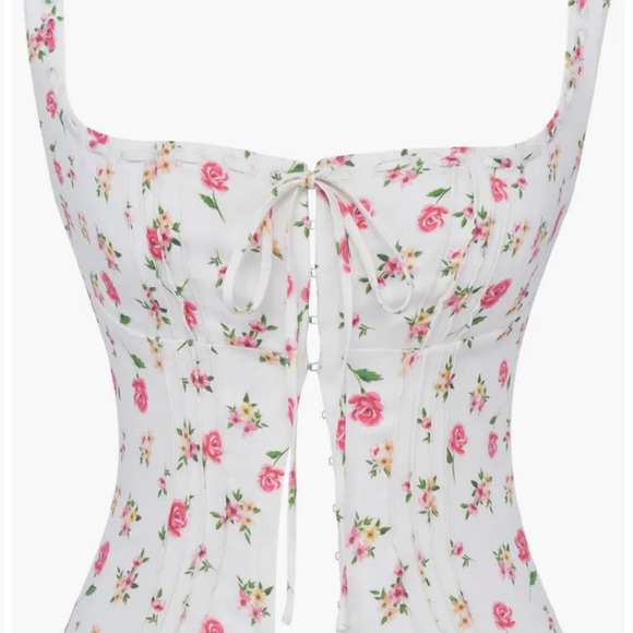 House of CB Chicca Floral Corset Top - Picture 2 of 5